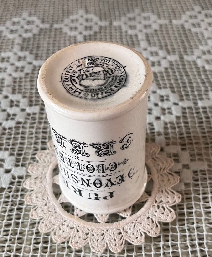 イギリスアンティーク レア クロテッドクリームミニ 黒