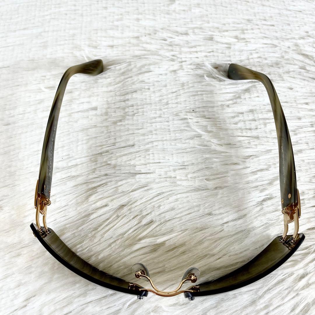 極美品　BVLGARI　サングラス　626　ブラウンレンズ　べっ甲柄テンプル