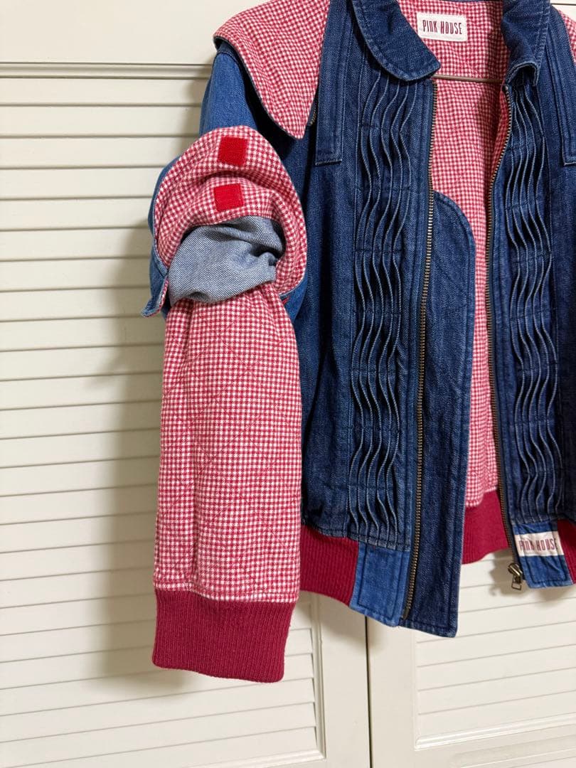 ☆かなり値下げ☆【希少・美品】厚手 秋冬 PINK HOUSE デニム ブルゾン