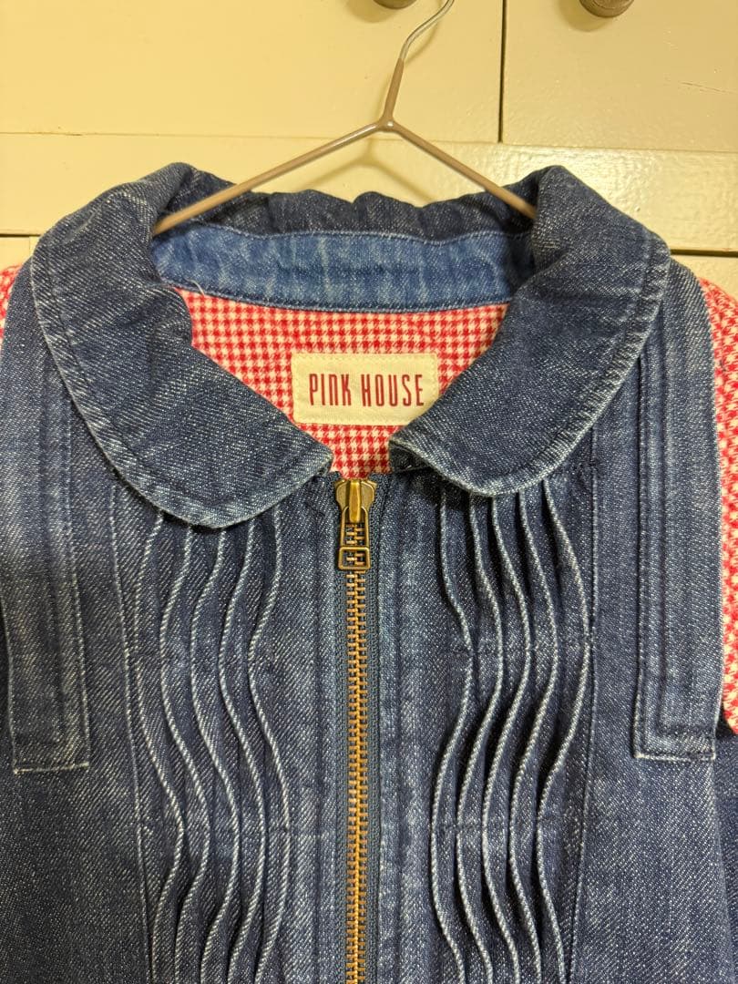 ☆かなり値下げ☆【希少・美品】厚手 秋冬 PINK HOUSE デニム ブルゾン