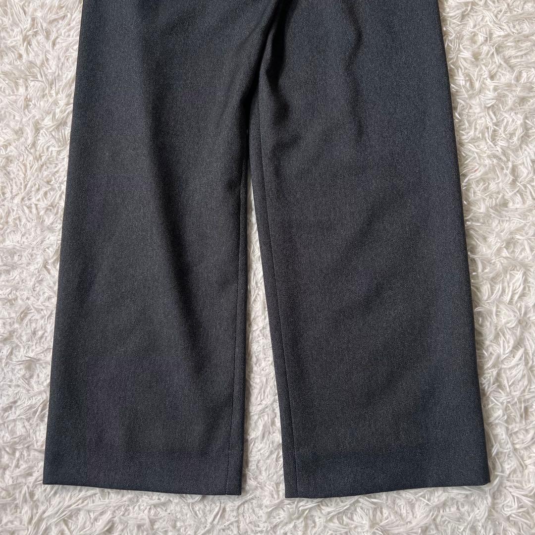 CULLNI クルニ 1 タック セミ ワイド パンツ ロング ベルト 付き