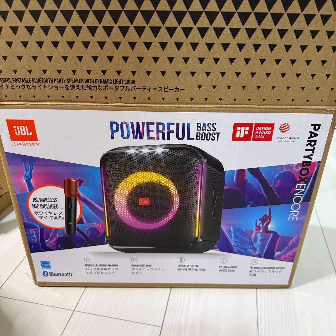 【未使用】JBL PartyBox Encore マイク等付属品完備