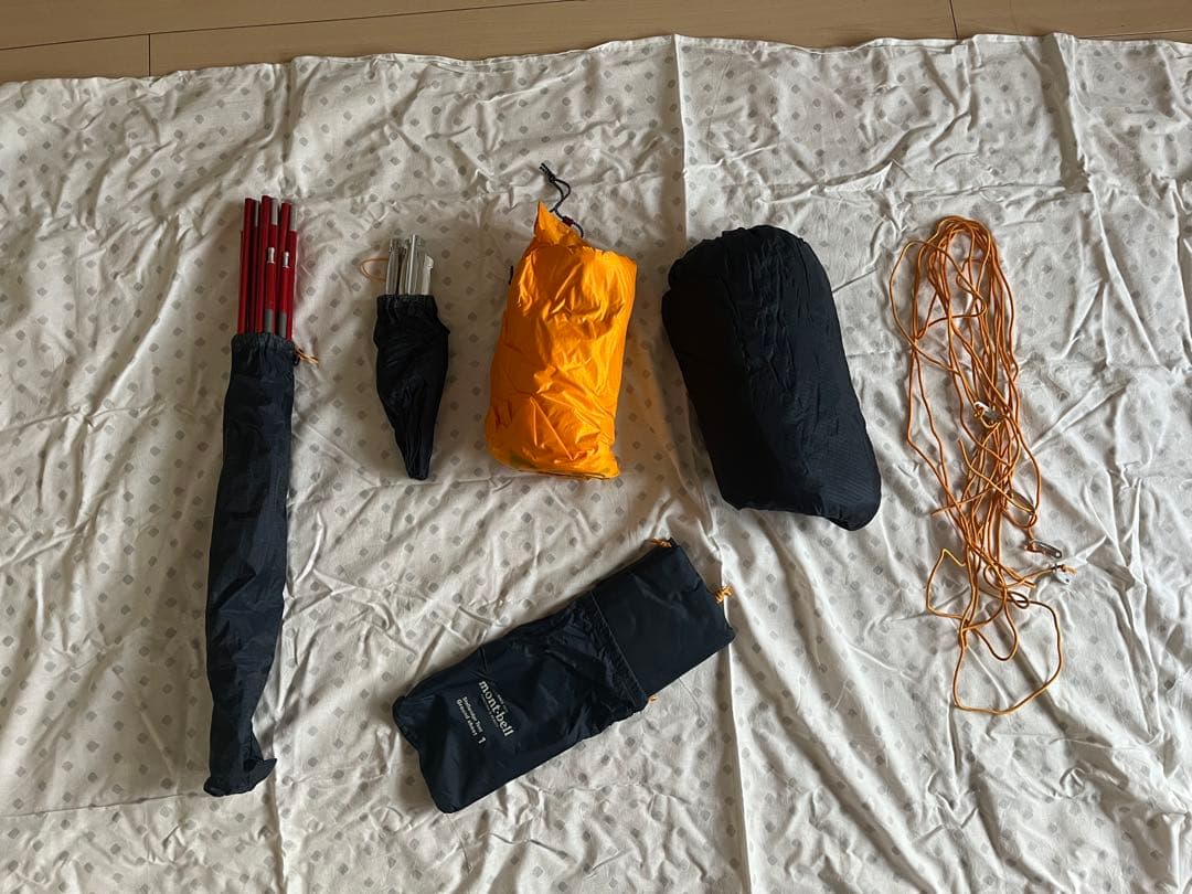 mont-bell ステラリッジテント1型　旧モデル(テントポール:スリーブ式)