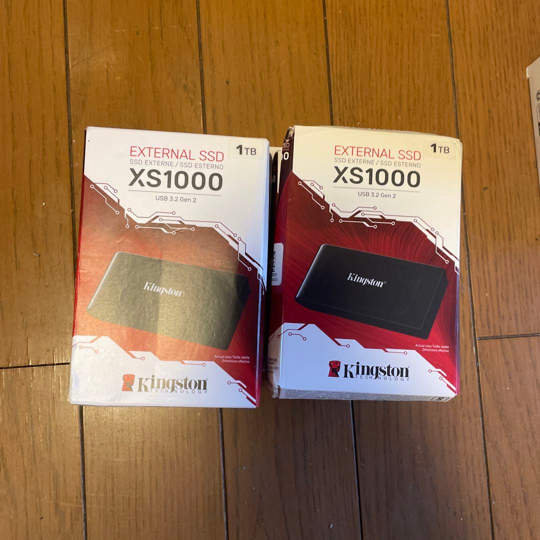 Kingston XS1000 外付けSSD 1TB 6個セット