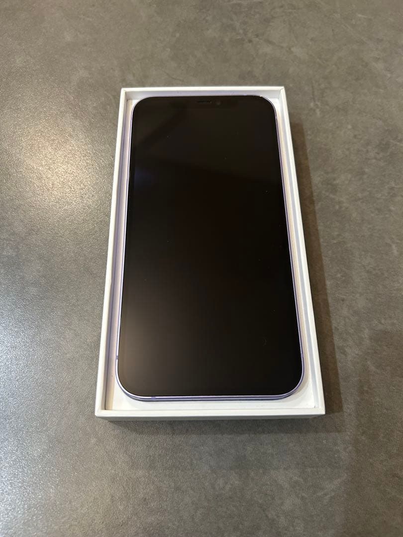 Apple iPhone 12 パープル　64GB（SIMフリー）箱付き【美品】