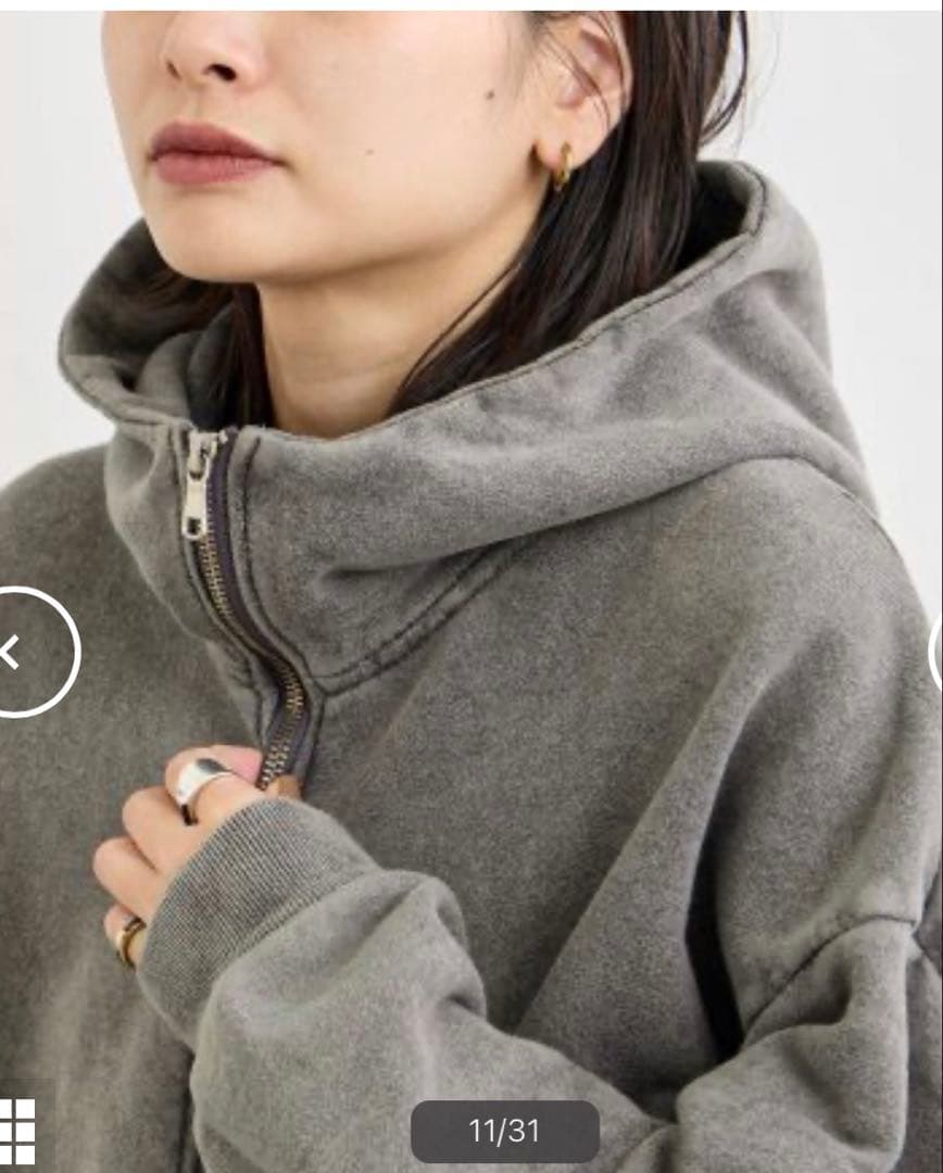 美品ジャーナルスタンダード　ピグメントパーカー