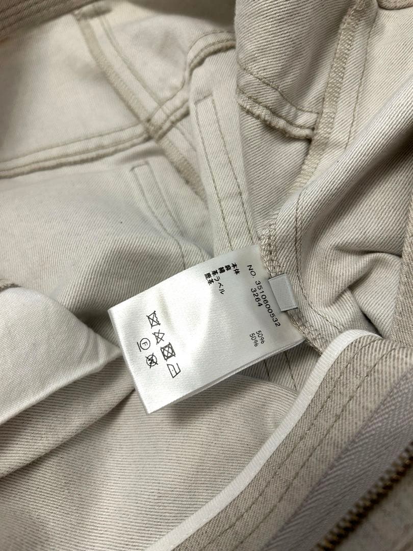 美品！コットンリネンパンツ ebure エブール