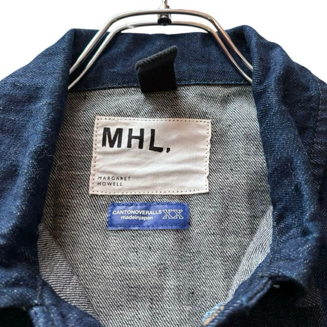 マーガレットハウエル☆MHL.×キャントン デニムジャケット インディゴ 36