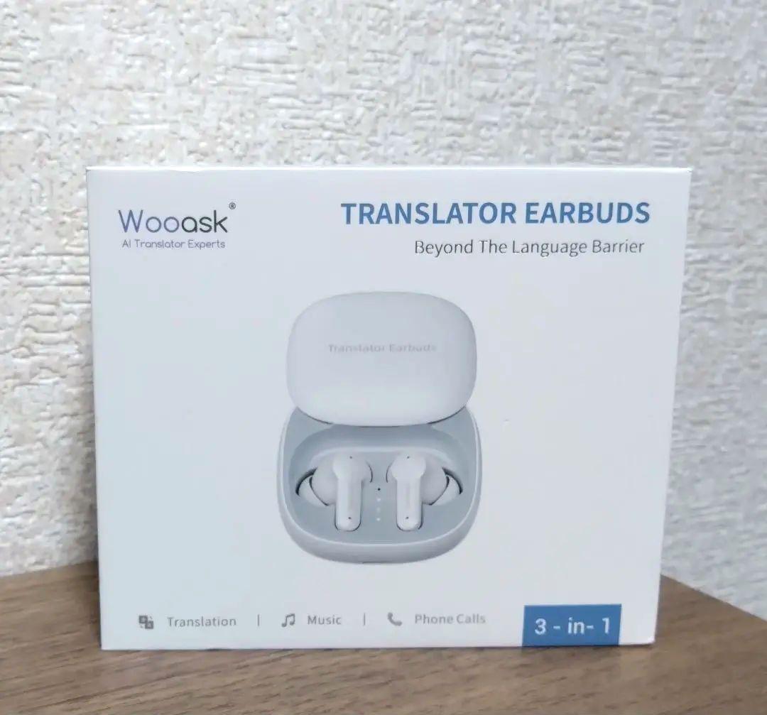 Wooask 翻訳　音楽　通話機能　ワイヤレスイヤホン　M3 美品