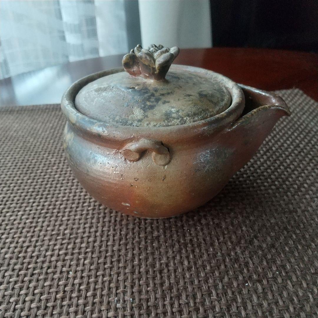 備前焼　宝瓶　難波正雄 木箱付き