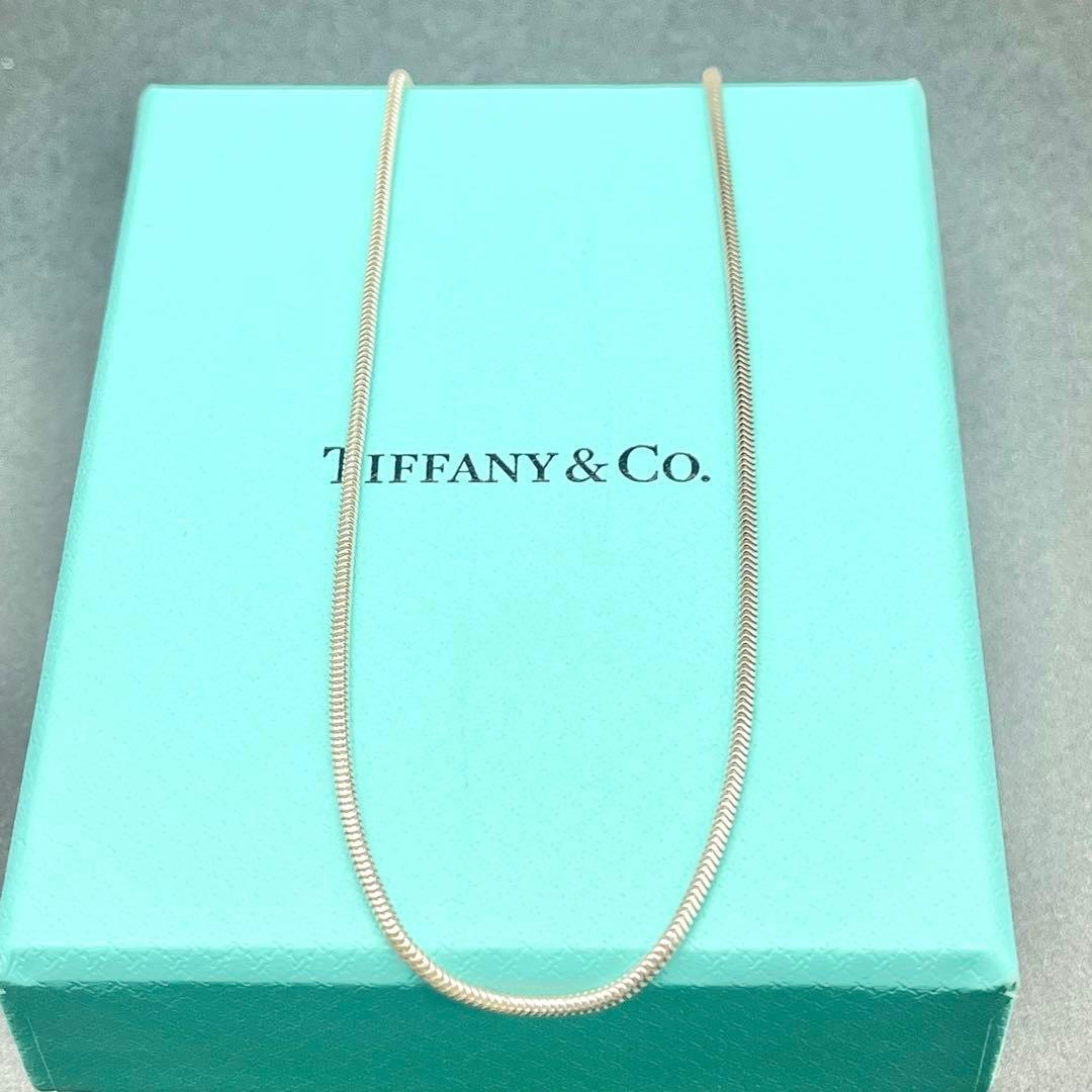 極美品✨ティファニー スネークチェーンネックレス SV925 シルバー 45㎝