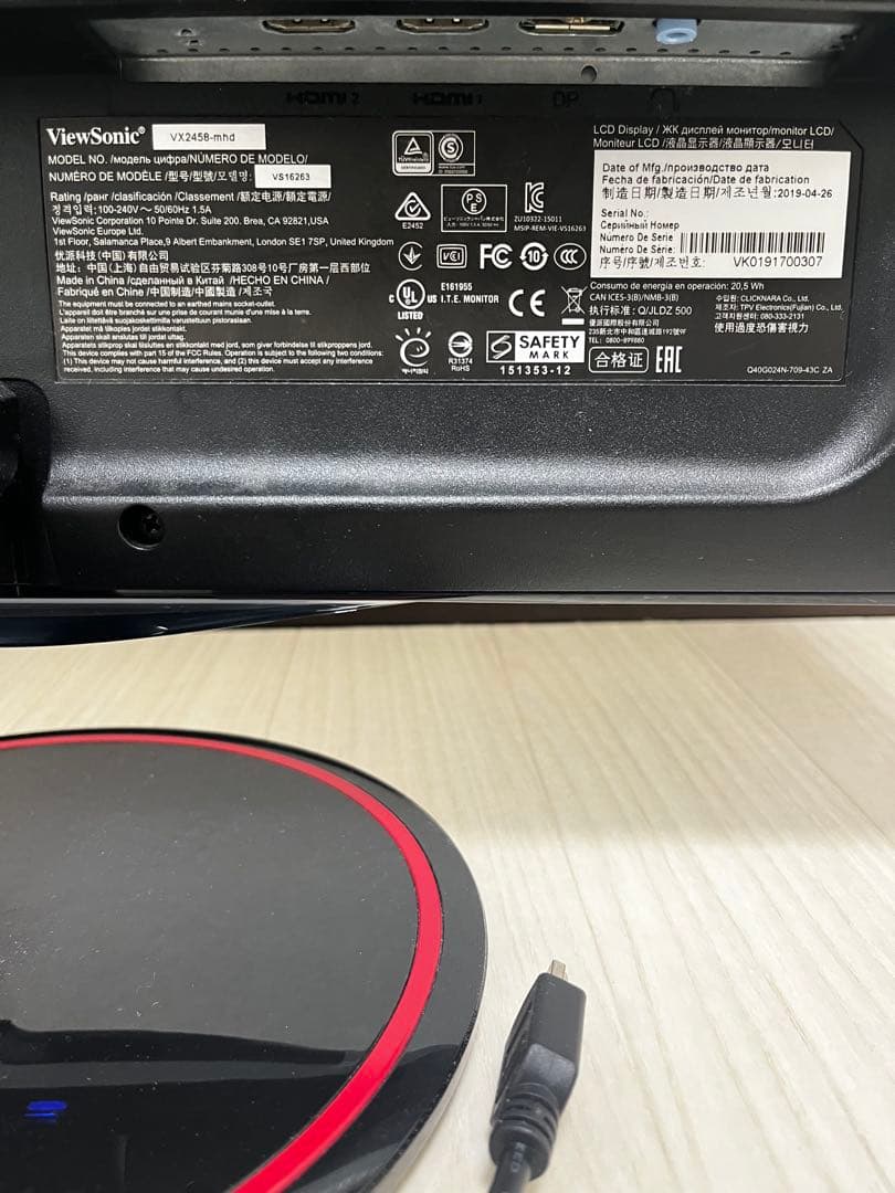 144hz ゲーミング モニター ViewSonic ディスプレイ