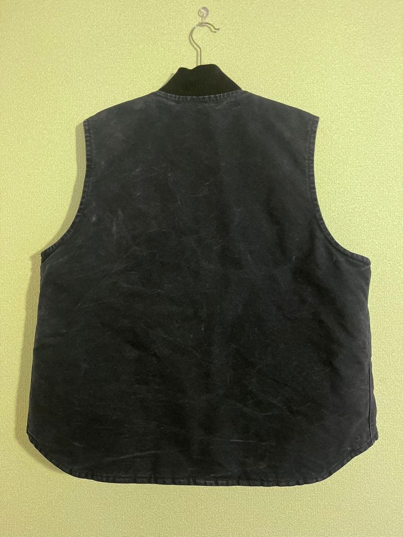 USA製 ヴィンテージ Carhartt カーハート ダック ベスト ネイビー