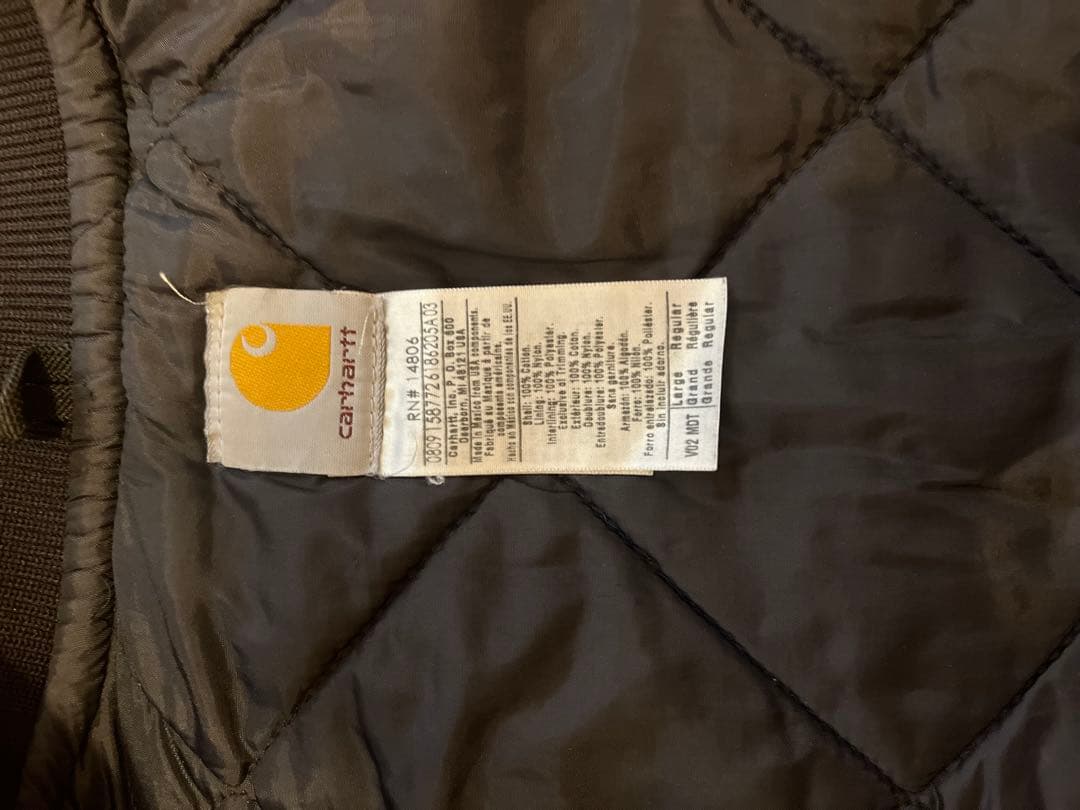 USA製 ヴィンテージ Carhartt カーハート ダック ベスト ネイビー