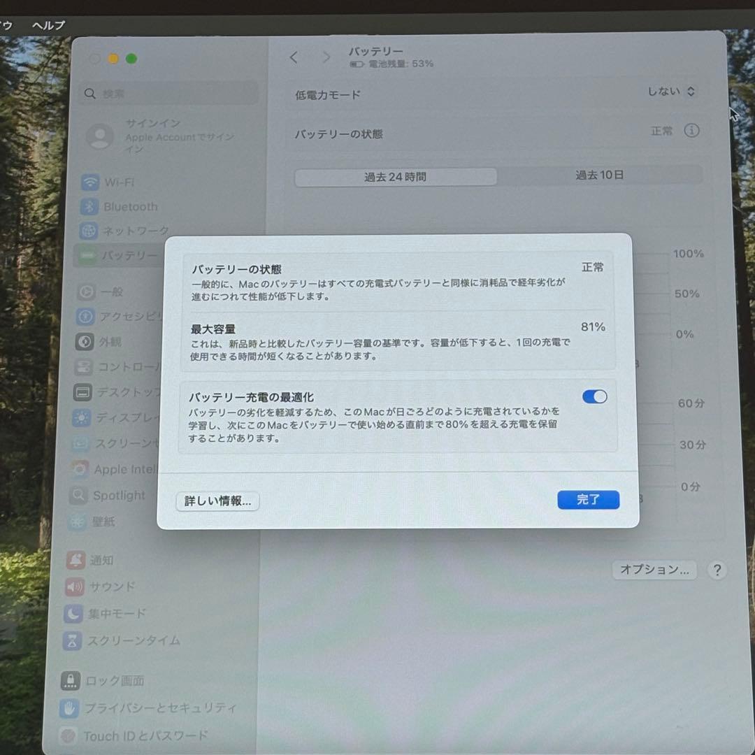 Apple MacBook Air M1 8GB 256GB スペースグレイ