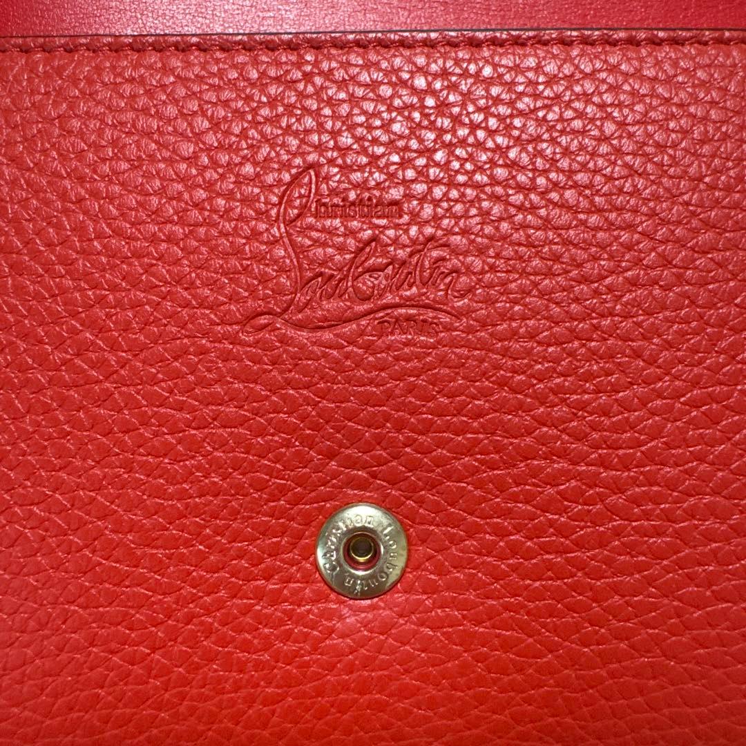 【新品未使用】クリスチャンルブタン ロングチェーンウォレット