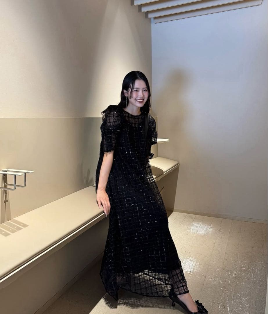 LE’RURE Kirakira check onepiece