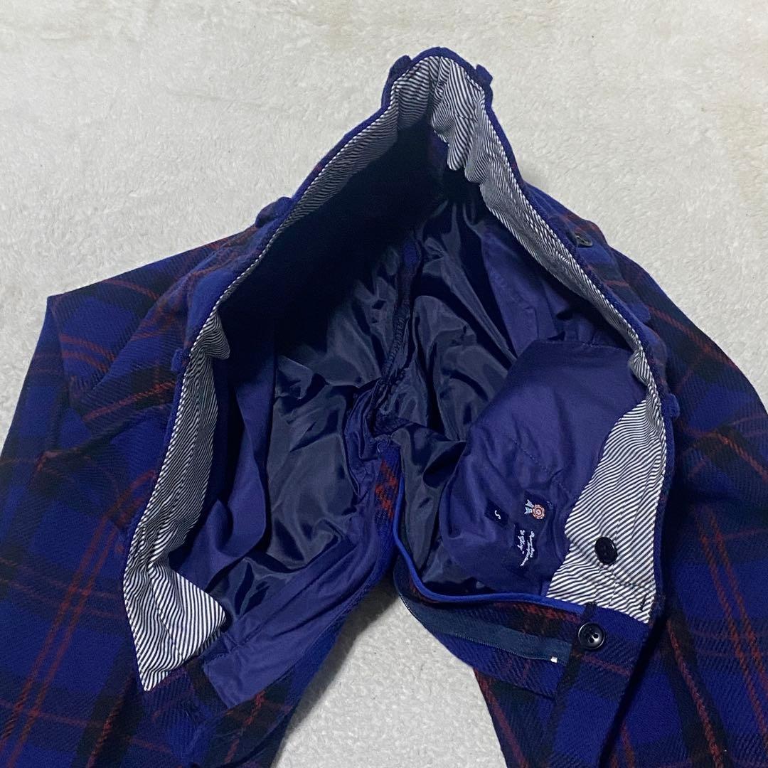 【美品✨】オアグローリー チェック柄スーツ ウール 3ピース 成人式 目立つ