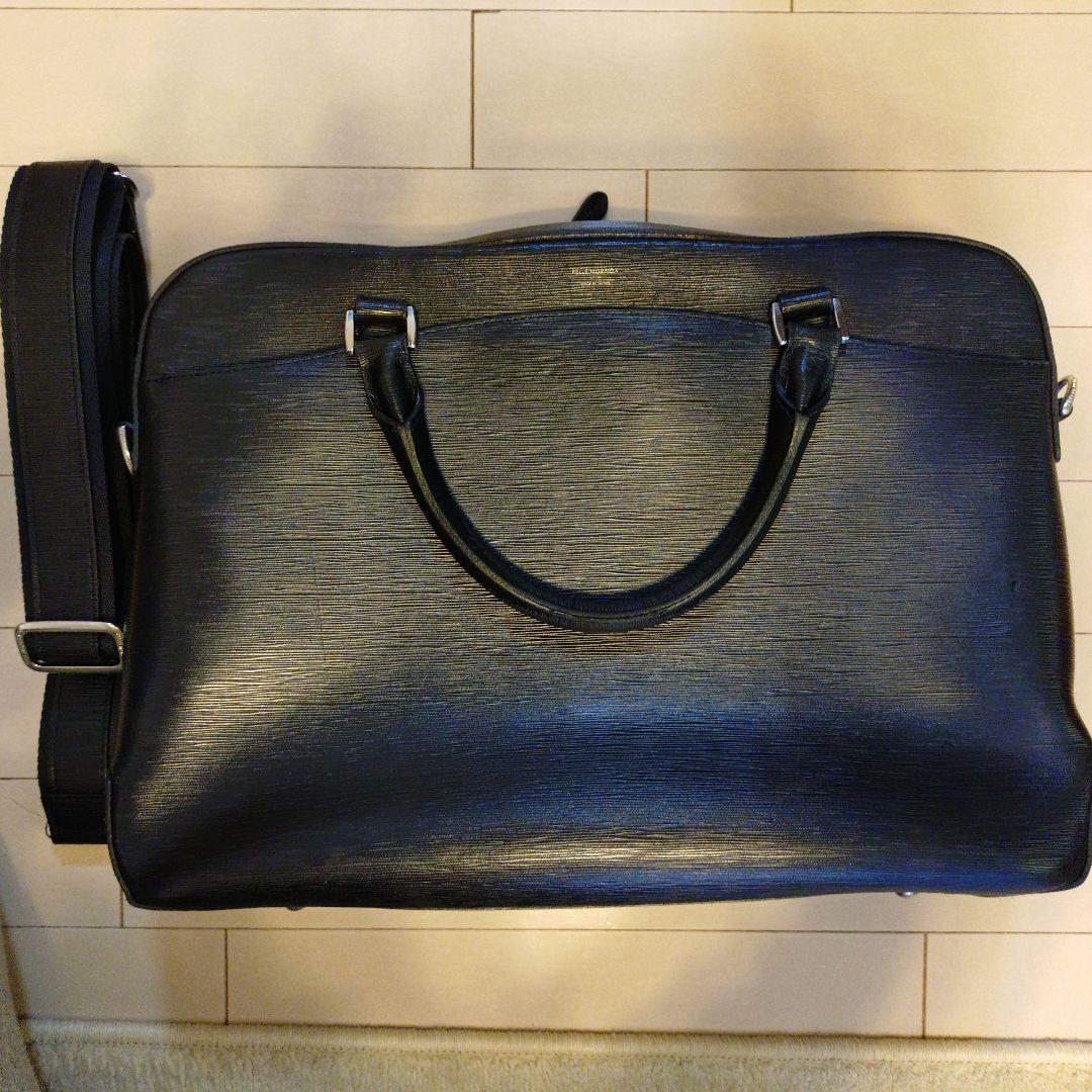 最終値下げ☆PELLE MORBIDA 黒 レザービジネスバッグ