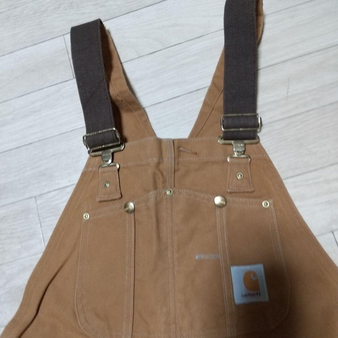 カーハート Carhartt 中綿入り ブラウン キャメル オーバーオール