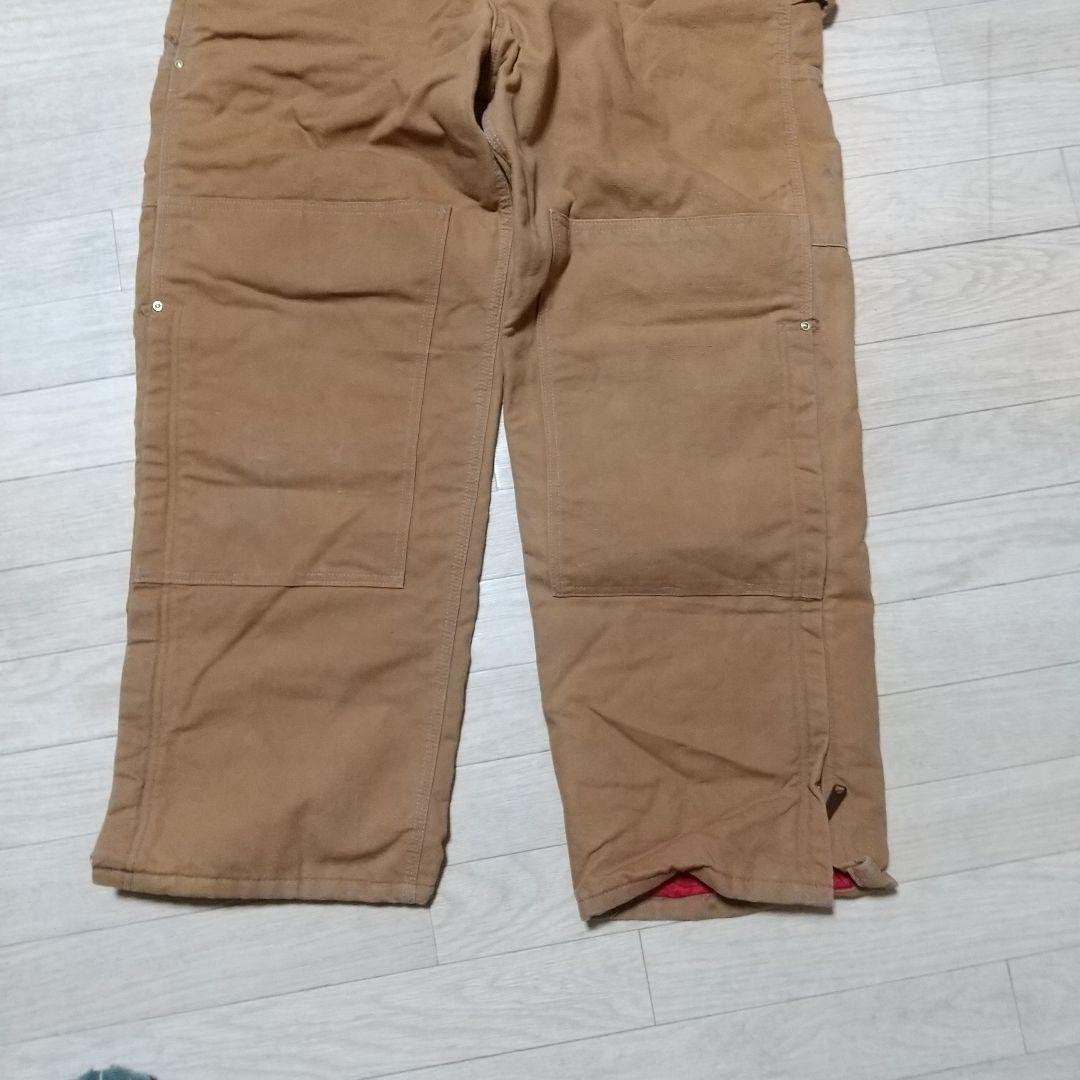 カーハート Carhartt 中綿入り ブラウン キャメル オーバーオール
