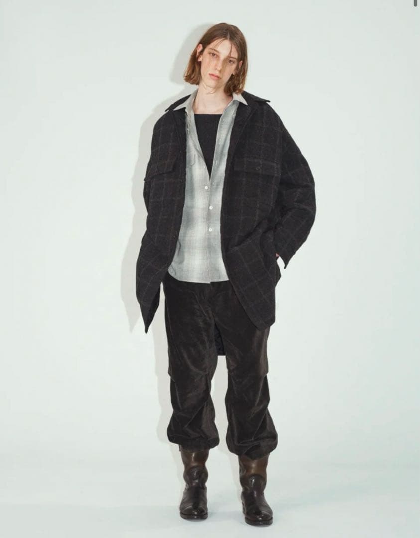 新品 ensou. Derby Pants (Sumi-dyed Black)