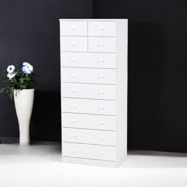 ラファエル 9段 幅60cm チェスト 白家具