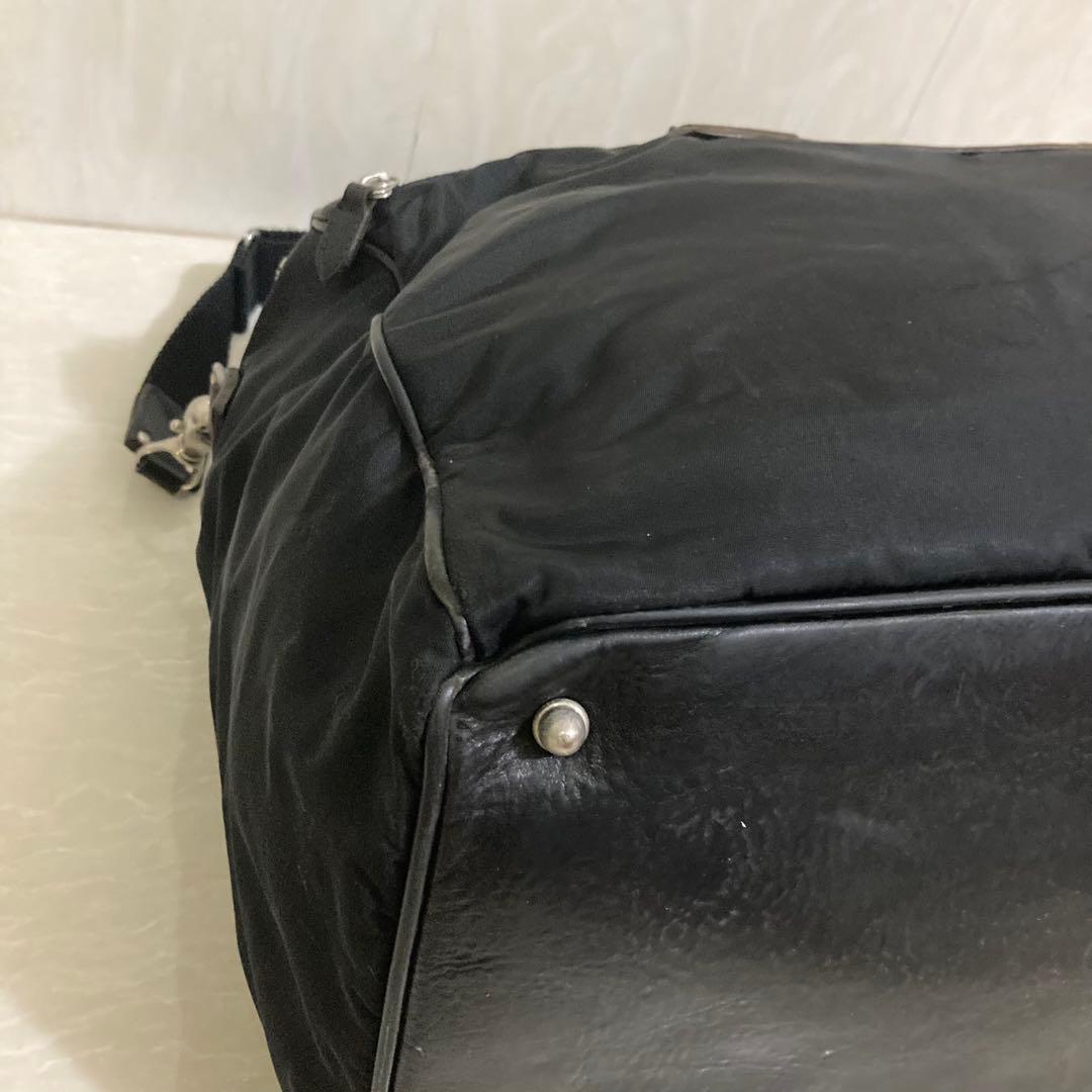 Felisi フェリージ　ボストンバッグ　2way　レザー×ナイロン　20286