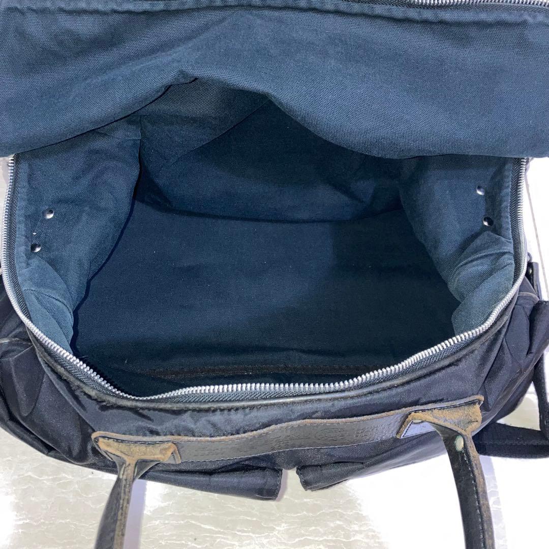 Felisi フェリージ　ボストンバッグ　2way　レザー×ナイロン　20286