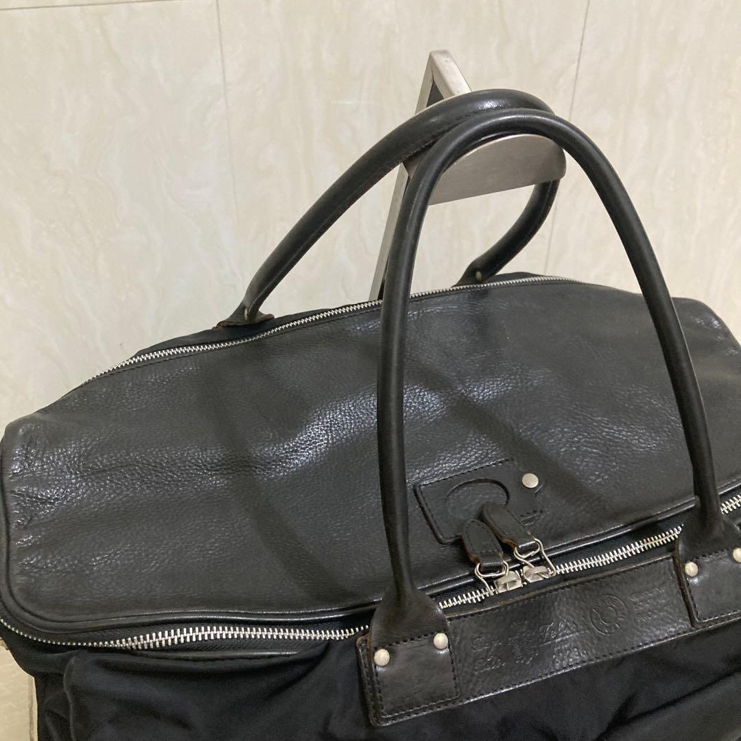 Felisi フェリージ　ボストンバッグ　2way　レザー×ナイロン　20286