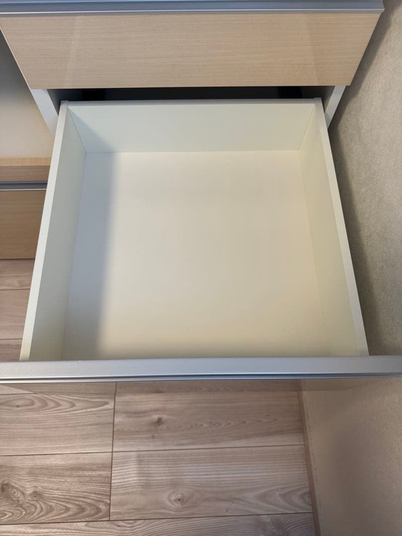 Pamouna(パモウナ) 食器棚 幅90上部スライド扉　キッチンカウンター