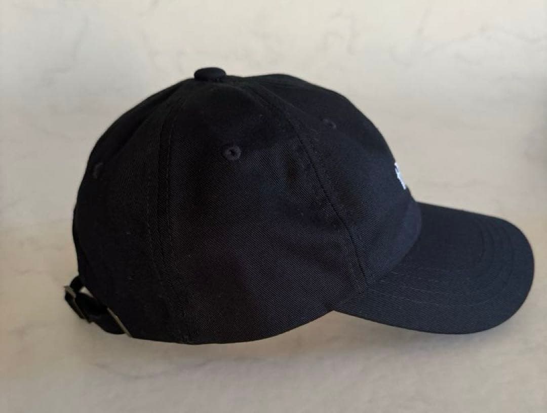 theDivot 刺繍ロゴ キャップ 黒ロンハーマンOVY