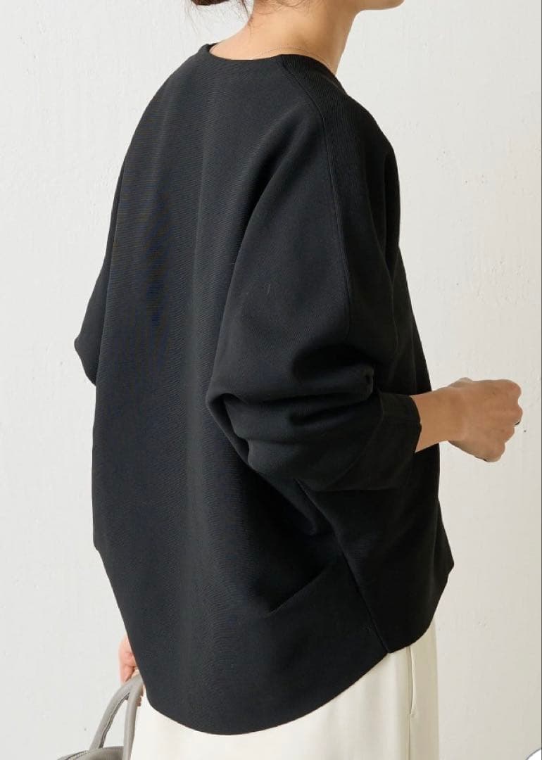 ビアズリードルマンニットカーディガン　黒　新品