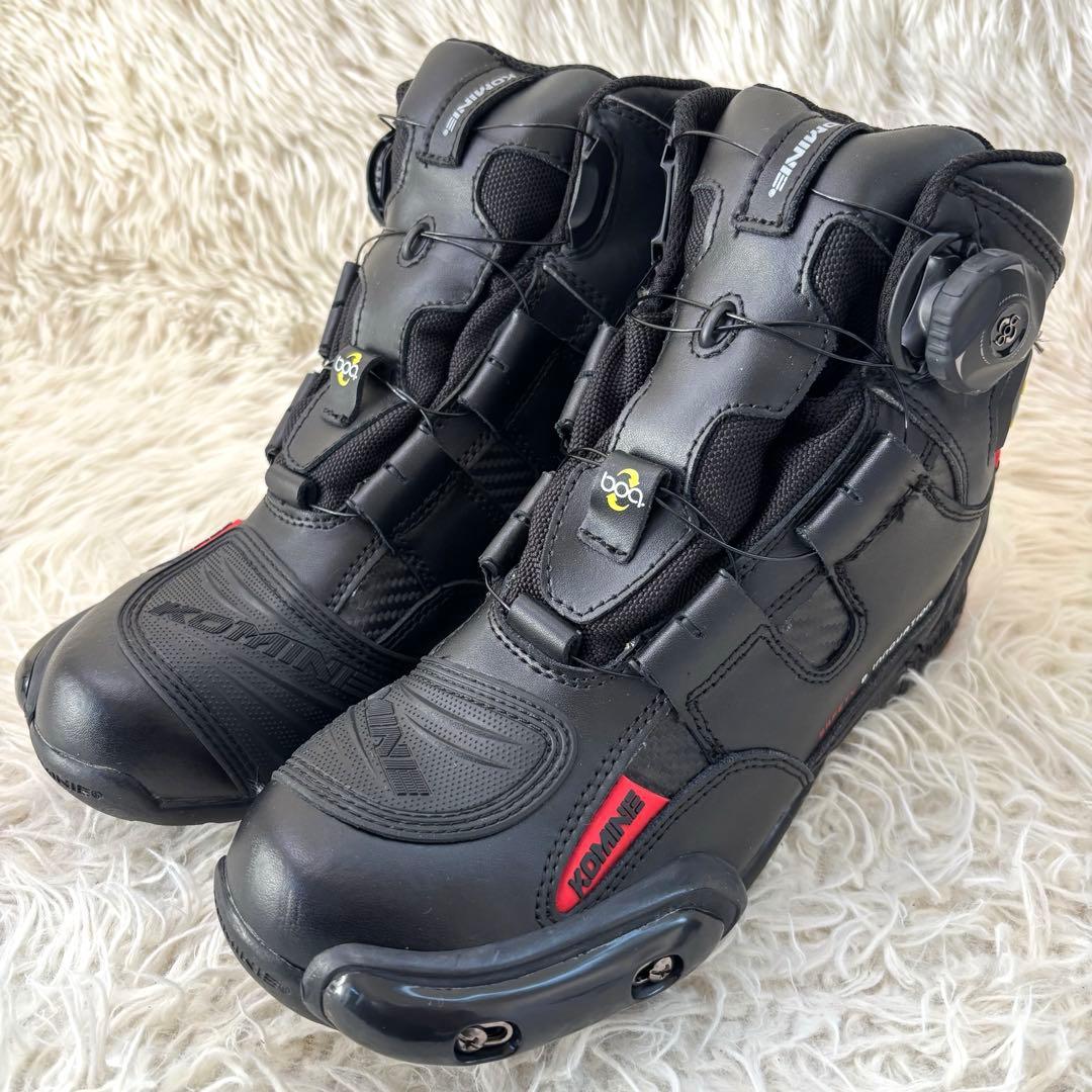 ✨未使用　コミネ　ライディングブーツ　バイクブーツ　BOA ボア　ブラック