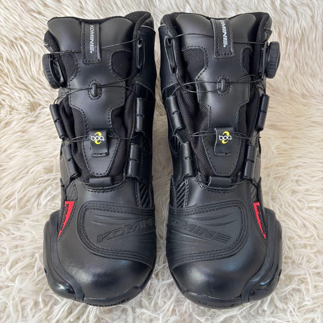 ✨未使用　コミネ　ライディングブーツ　バイクブーツ　BOA ボア　ブラック