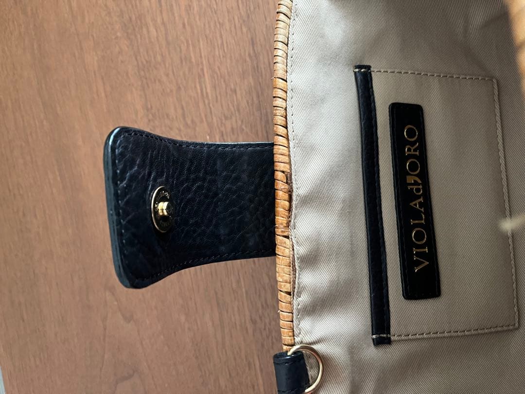 VIOLADORO 籐 かごバッグ