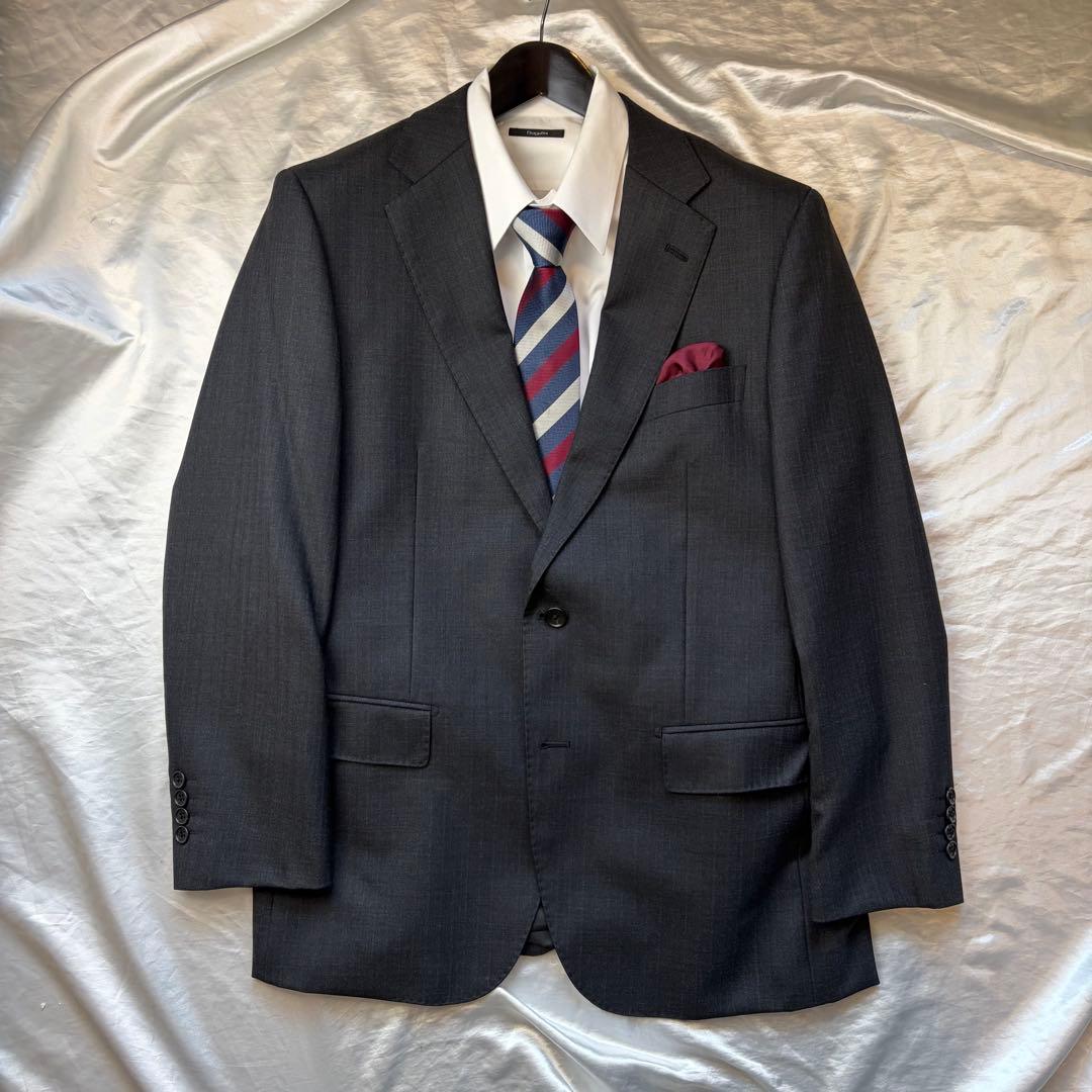 ダークグレー ビジネススーツ サイズ　AB6