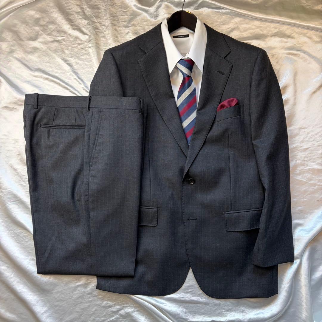 ダークグレー ビジネススーツ サイズ　AB6