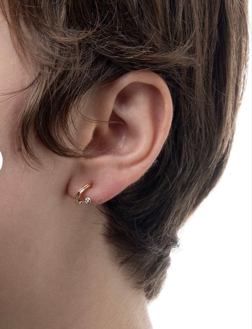 週末限定SALE 【美品】Hirotaka DROSERA ダイヤモンド ピアス