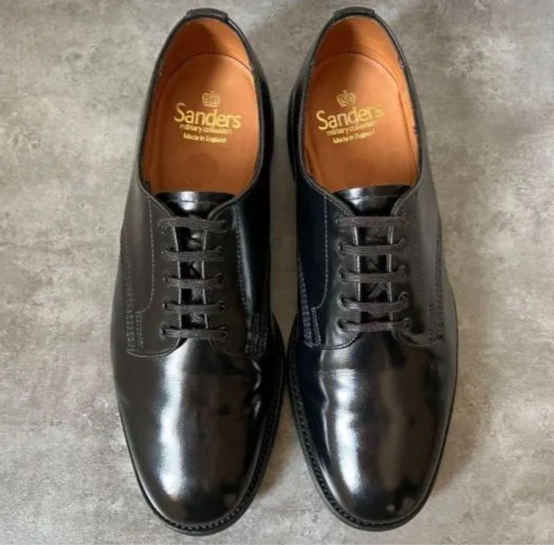 SANDERS ミリタリーオフィサーシューズ UK7.5