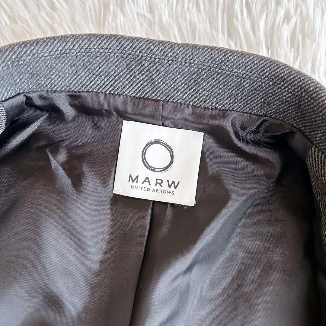 未使用級✨　MARW ユナイテッドアローズ　オーバー ダブル ジャケット グレー