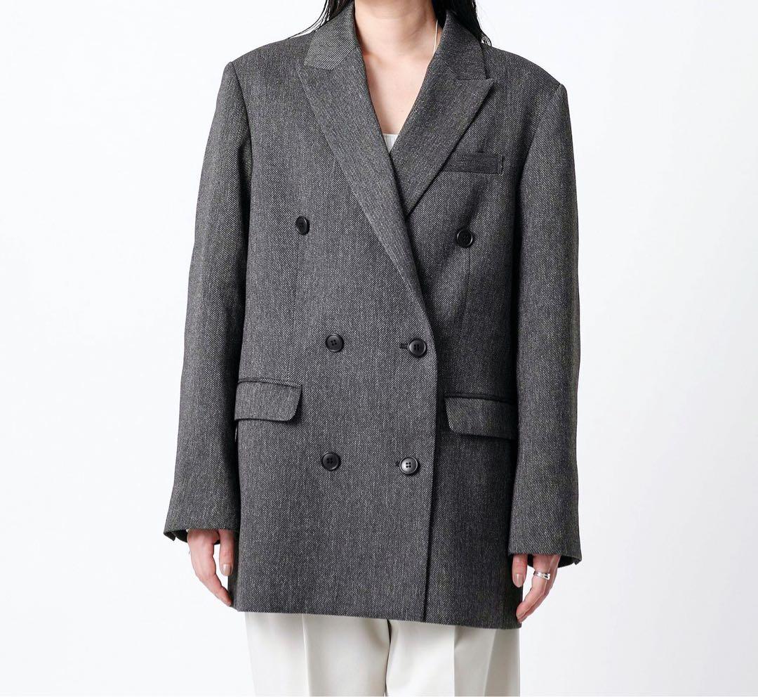 未使用級✨　MARW ユナイテッドアローズ　オーバー ダブル ジャケット グレー