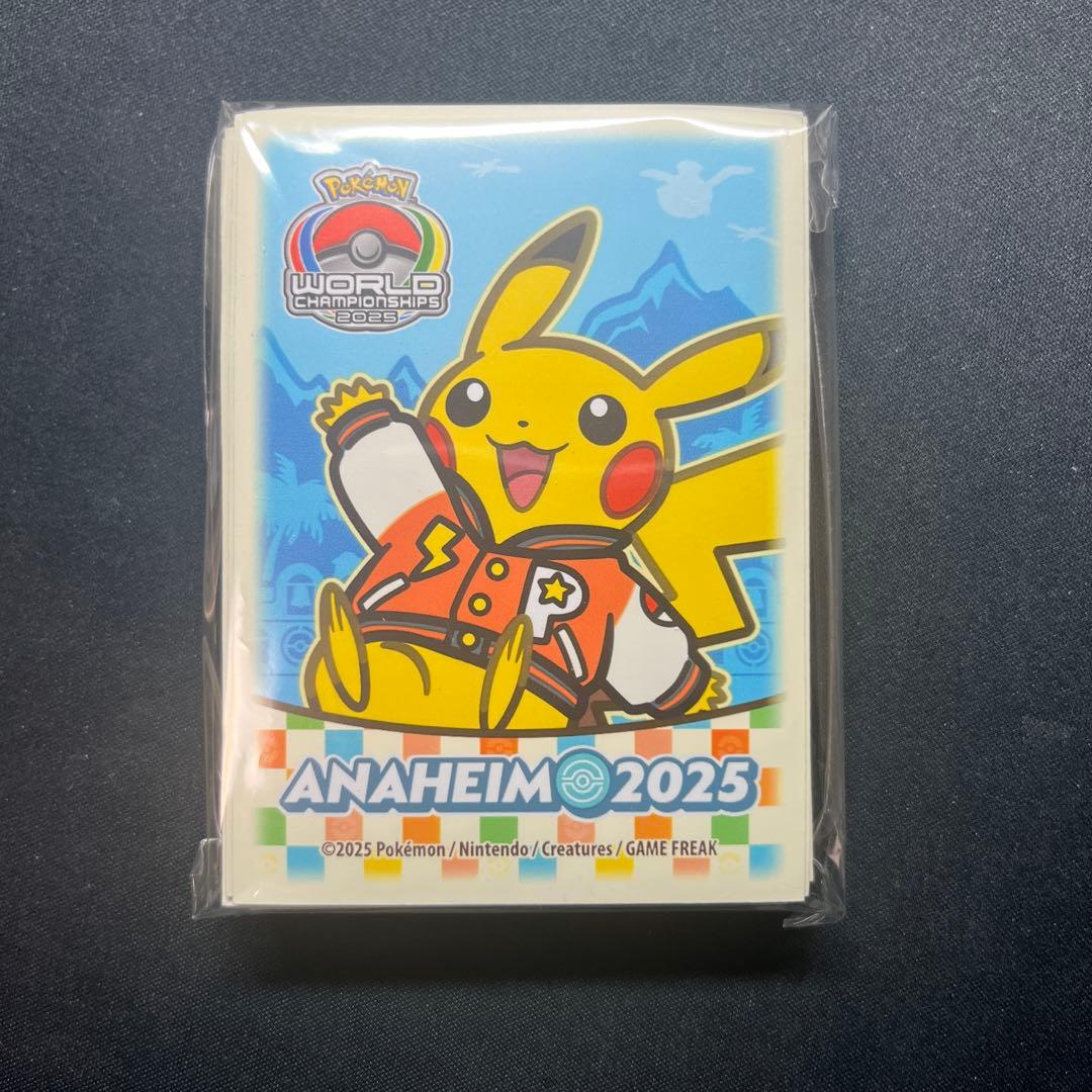 WCS2025アナハイム　選手限定スリーブ　ピカチュウ　ウェルカムキット