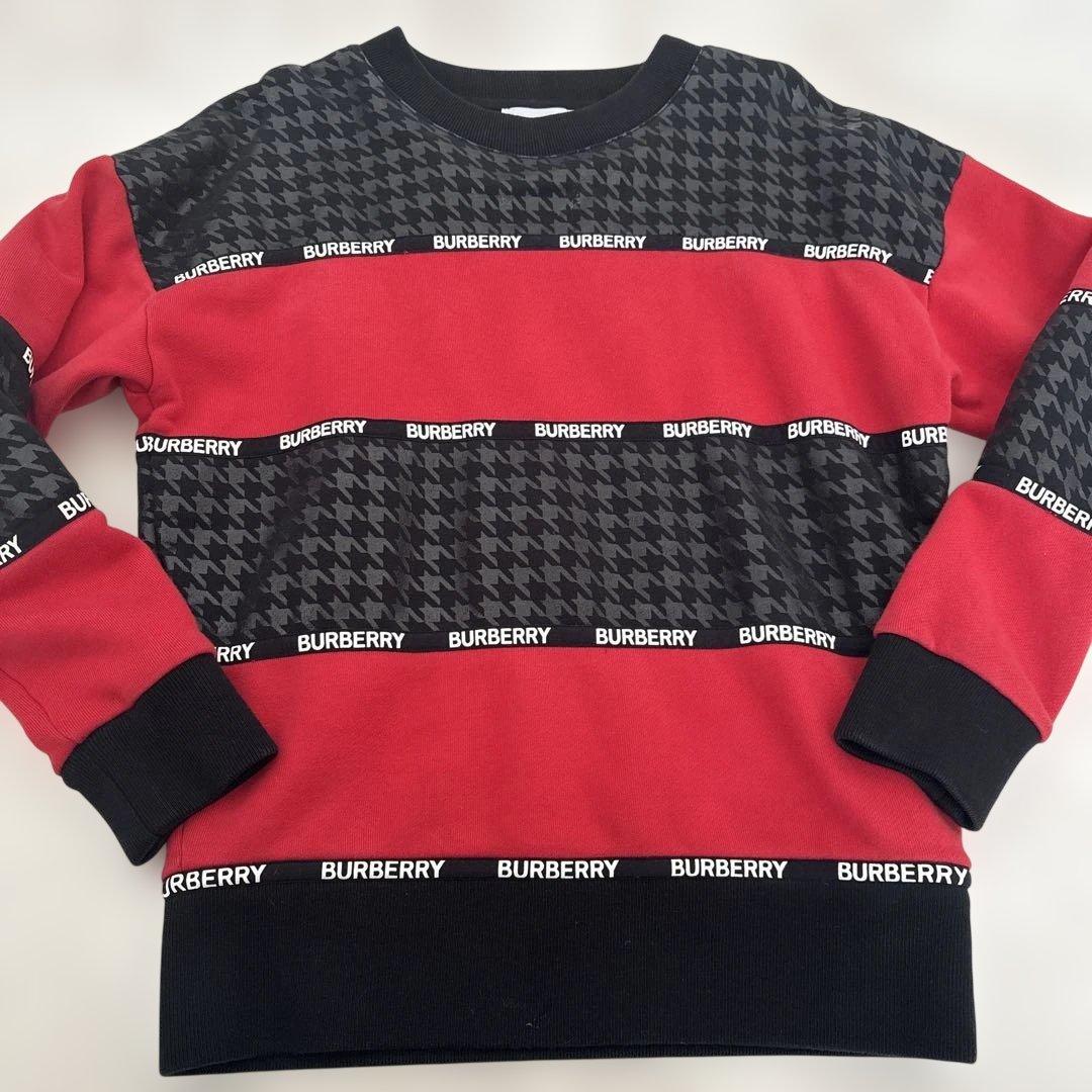 バーバリー❤︎ハウンドトゥース柄❤︎長袖トレーナー❤︎8y❤︎
