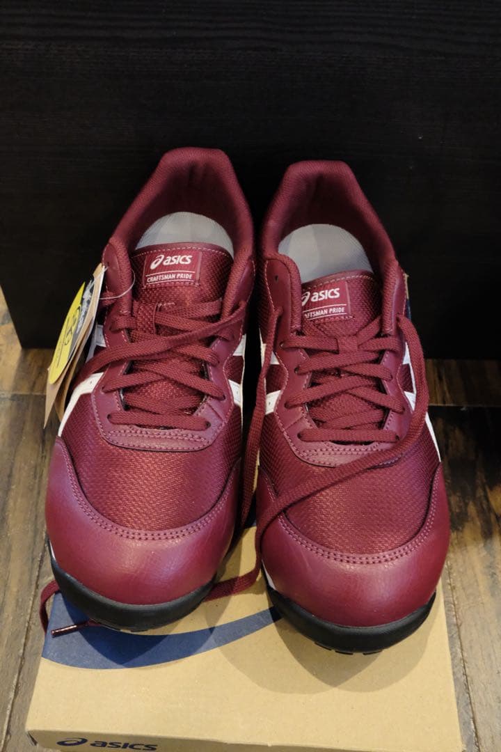 【試着のみ】アシックス 安全靴 27.5cm チリフレーク 外箱あり