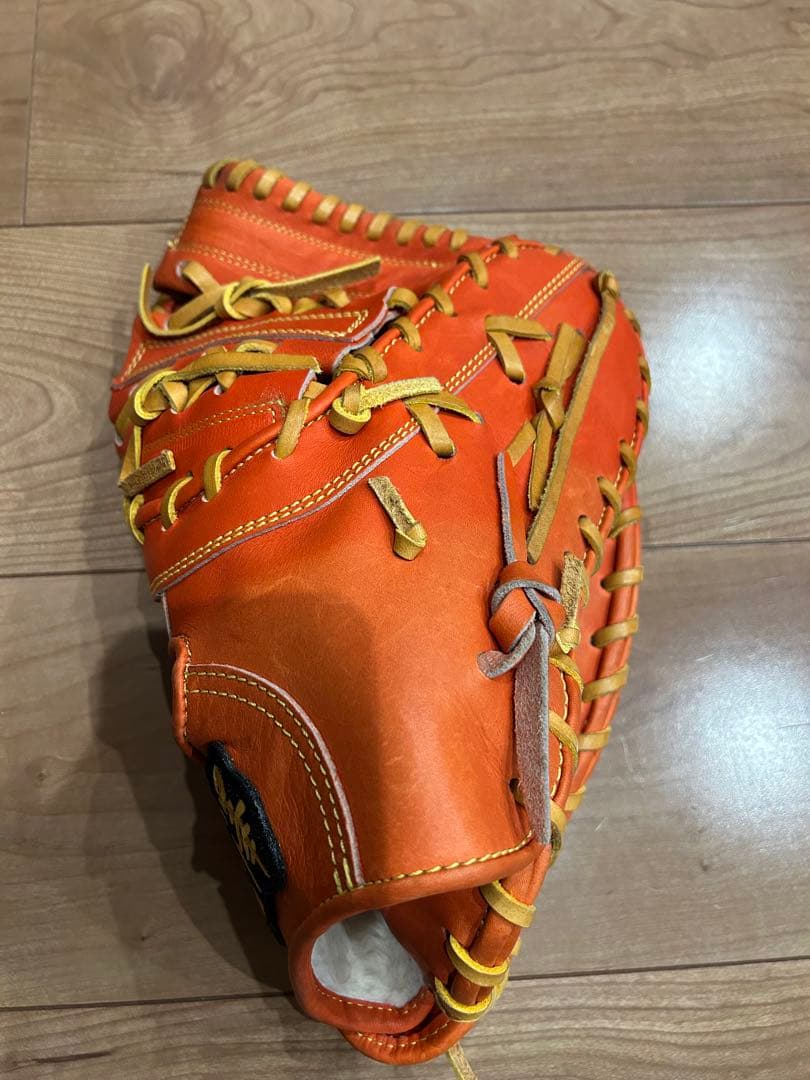 『まさ』 玉澤　 軟式野球グローブ ファーストミット オレンジ