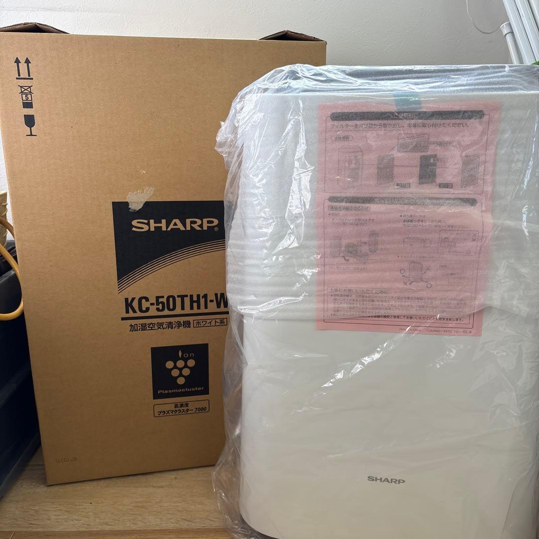 SHARP 加湿空気清浄機 KC-50TH1-Wプラズマクラスター 2016年製