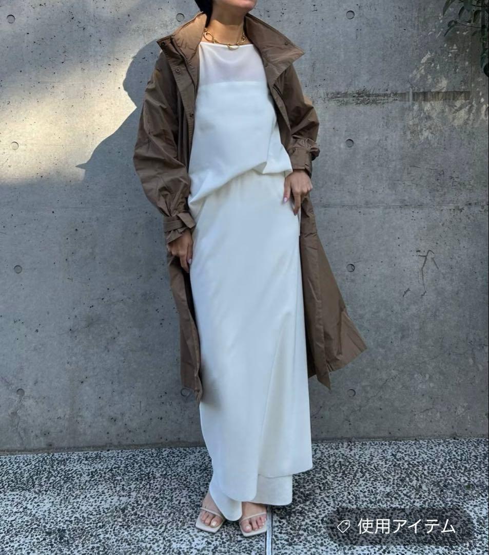 美品　Chaos カオス　プリズムライトコート　キャメル