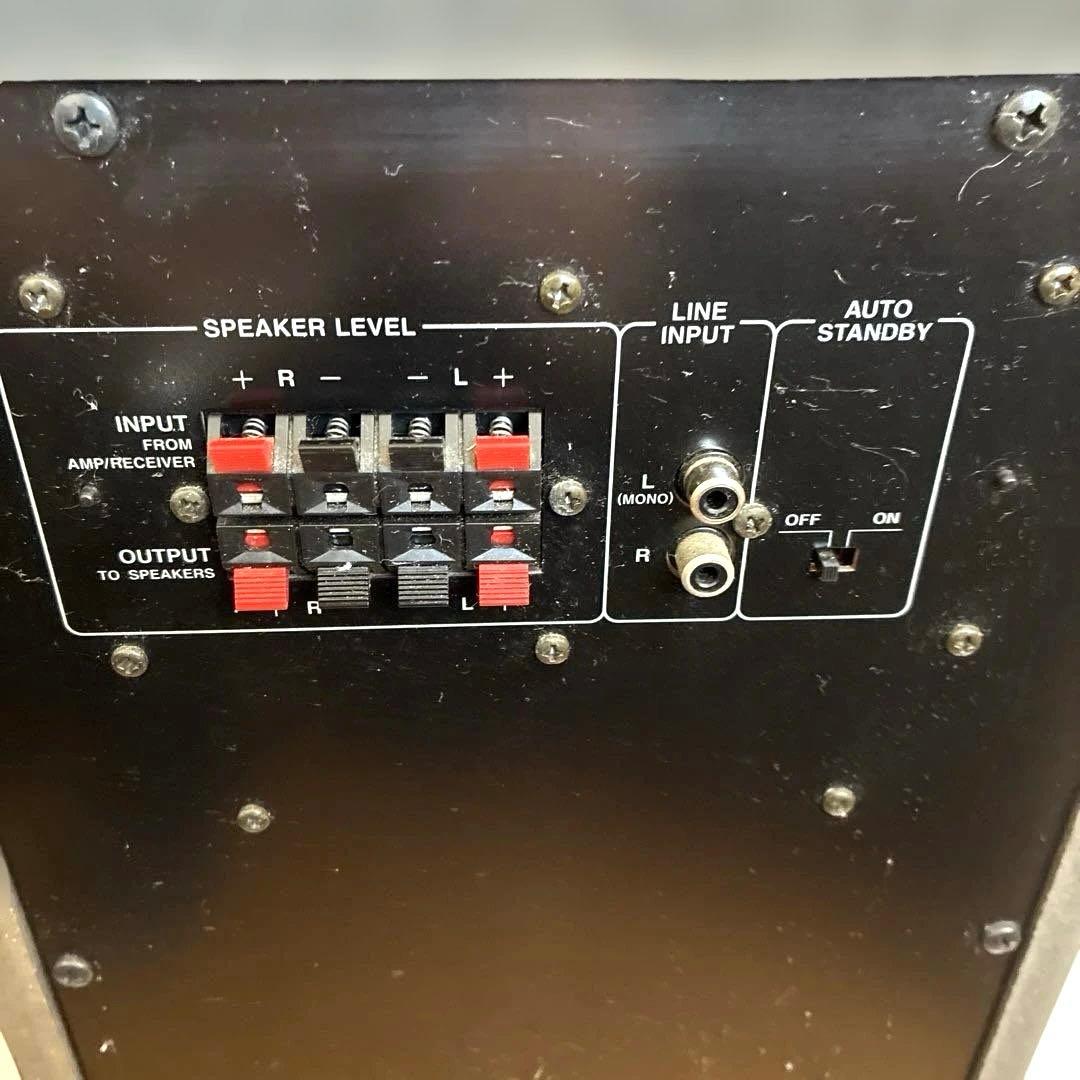 美品　ONKYO オンキョーアンプ内蔵サブウーファー　SL-105