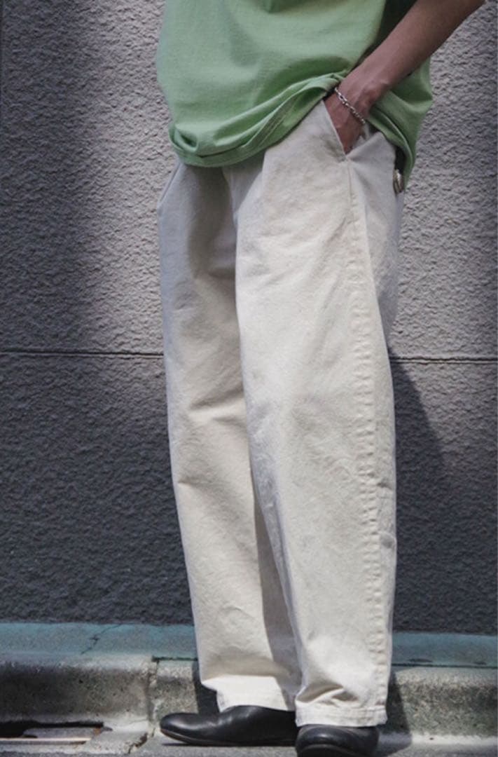 アンセルムPAINTCHINOTROUSERS ANCELLM 2 IVORY